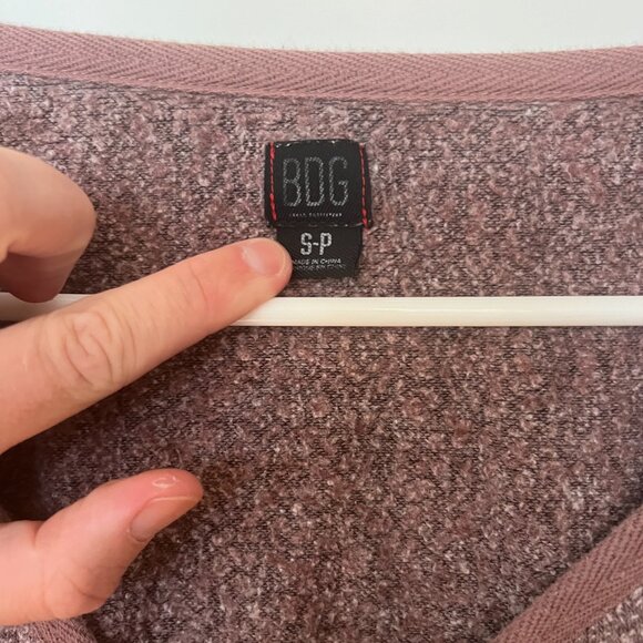 Urban Outfitters BDG Foster Brushed Notch Neck Top - size S/P - Picture 6 of 7